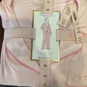 VS modal long pajamas PINK with bow